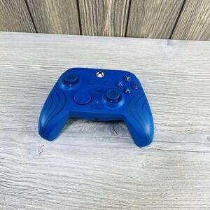 PDP - Afterglow Wave Wired Controller For Xbox. Tested. Minor Wear 049-024 Blue
